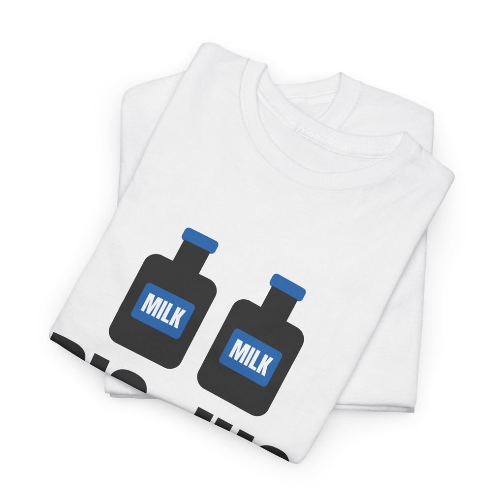 Big Jug Enthusiast milk pun funny t-shirt, mockup view 3